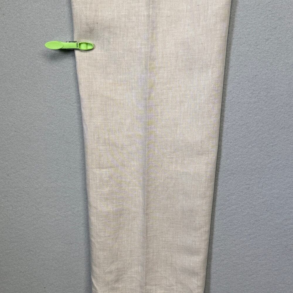 Perry Ellis Men's Modern-Fit Linen/Cotton Dress Pants Off white 34x32 $95 - Picture 13 of 14